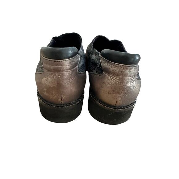 Donald J Pliner Shoes Womens 8M Green Darsi Paisley Embroidered Loafer Slip On - Picture 3 of 6